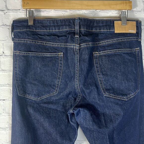 Bonobos Mens Slim Taper Jeans Dark Wash Pants W34 L36 - Picture 5 of 10